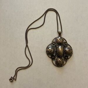 Sterling GUSSI handmade sterling necklace from Sweden